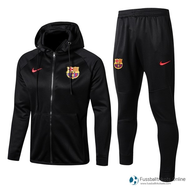 Barcelona Hoodies 2017-18 Schwarz Fussballtrikots Günstig